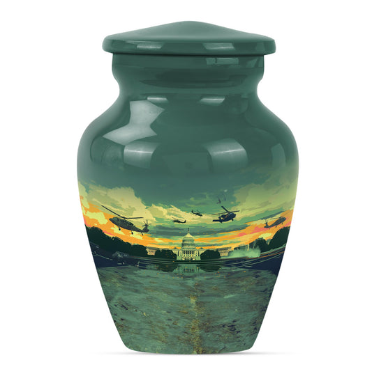 Military Urn For Ashes Adult Male Funeral, Ashes Cremation Urn