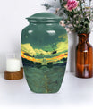 10-inch military urn, memorial adult urn for human ashes.