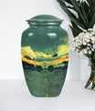 10-inch military urn, memorial adult urn for human ashes.