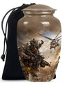military urn, personalized cremation urn for adult ashes