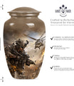 military urn, personalized cremation urn for adult ashes