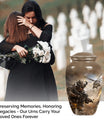 military urn, personalized cremation urn for adult ashes