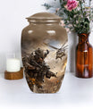 military urn, personalized cremation urn for adult ashes