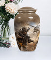 military urn, personalized cremation urn for adult ashes