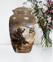 military urn, personalized cremation urn for adult ashes