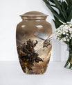 military urn, personalized cremation urn for adult ashes