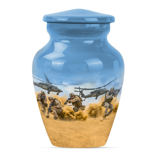 Military Urn For Human Ashes Keepsake Funeral, Ashes Urn