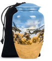 Military Urn For Human Ashes Keepsake Funeral, Ashes Urn