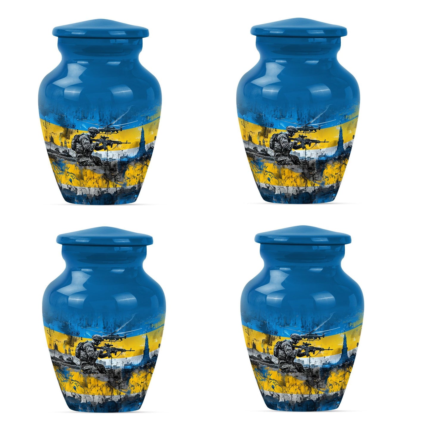 military urn for burial.