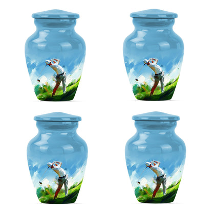 Personalized Golf Keepsake Urn for Human Ashes - 10-inch, 200 cu in - Yatskia