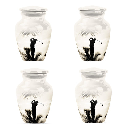 Personalized Golf Keepsake Urn for Human Ashes - 10-inch, 200 cu in - Yatskia