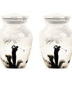 Golf Cremation Urns For Human Ashes - Urn Keepsake Combo Set