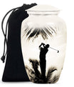 Golf Cremation Urns For Human Ashes - Urn Keepsake Combo Set