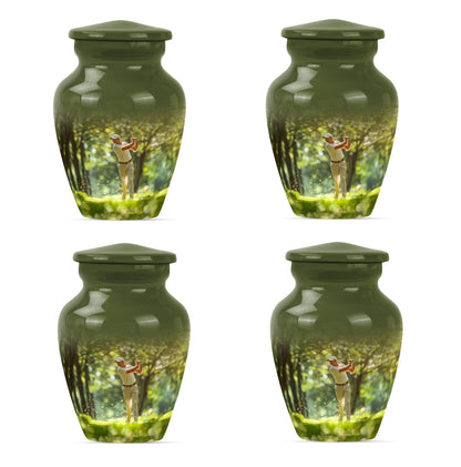 Personalized Golf Cremation Urn for Adult - 10-inch, 200 cu in - Yatskia