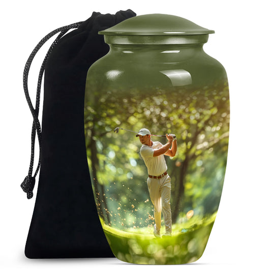 Golf Burial Urns For Adult Human Ashes Large Funeral, Ashes Urn