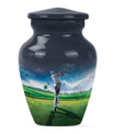 Golf Small Urn For Ashes For Women Funeral, Ashes Memorial Urn