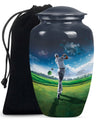 golf urn for funeral ashes