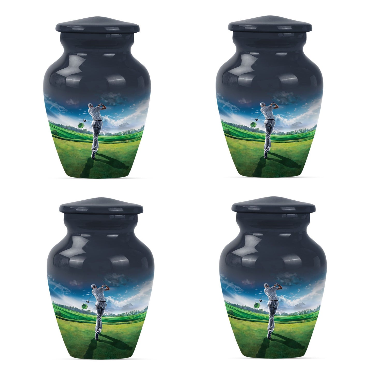 golf urn for funeral ashes