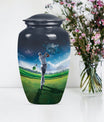golf urn for funeral ashes