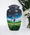 golf urn for funeral ashes