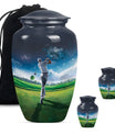 golf urn for funeral ashes