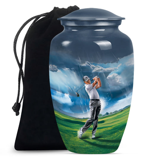 Golf Cremation Urns For Human Ashes Adult Male - Urn For Adult Male