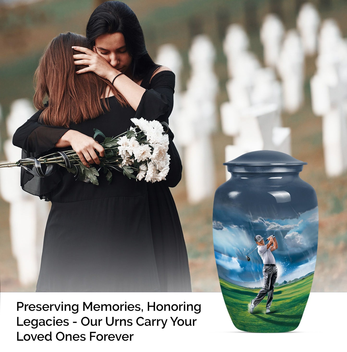 classic golf urn for burial