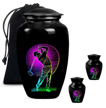 Large Urn With 2 Keepsake Urn