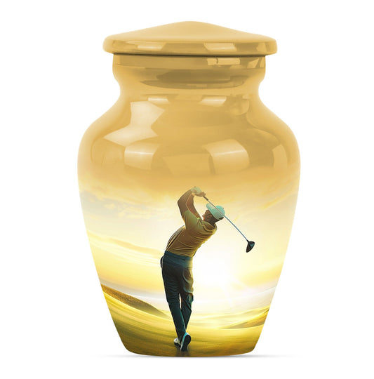 Golf Little Urns For Human Ashes Funeral, Ashes Memorial Urn