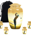 Golf Little Urns For Human Ashes Funeral, Ashes Memorial Urn