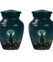 White Bunny Moon Small Urns For Ashes Large Funeral, Ashes Urn