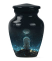 White Bunny Moon Women Funeral - Cremation Urns For Ashes For Women