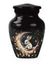 White Bunny Moon Urn 