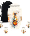 Classic 10-inch Aluminium Guitar Urn for adult human ashes.