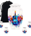 Guitar Urn For Ashes Adult Male Large Funeral, Ashes Urn For Ashes