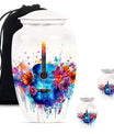 Guitar Urn For Ashes Adult Male Large Funeral, Ashes Urn For Ashes