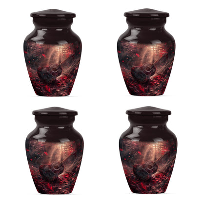 Personalized Guitar Cremation Urn for Men - 10-inch, 200 cu in - Yatskia