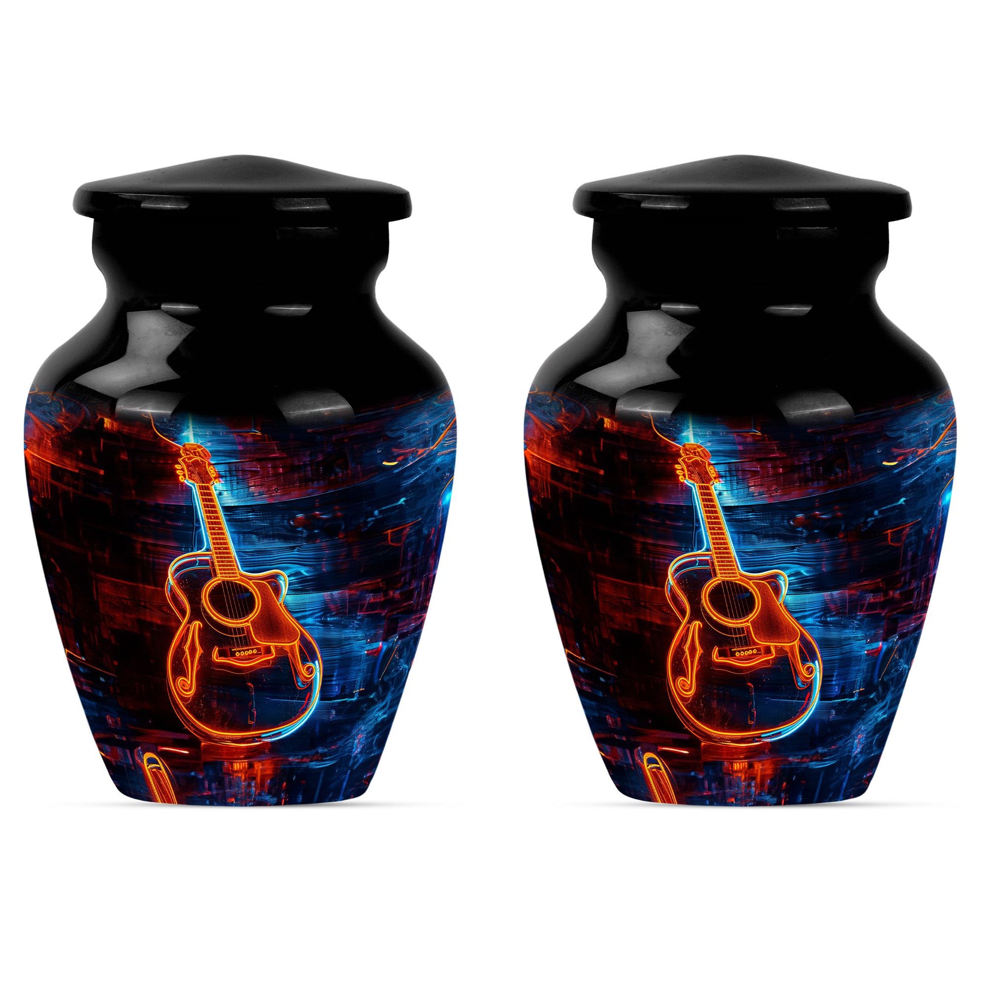 Guitar Urns For Human Ashes Adult Man Large Funeral, Ashes Urn