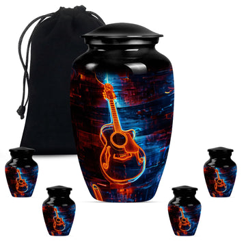 Large Urn With 4 Keepsake Urn