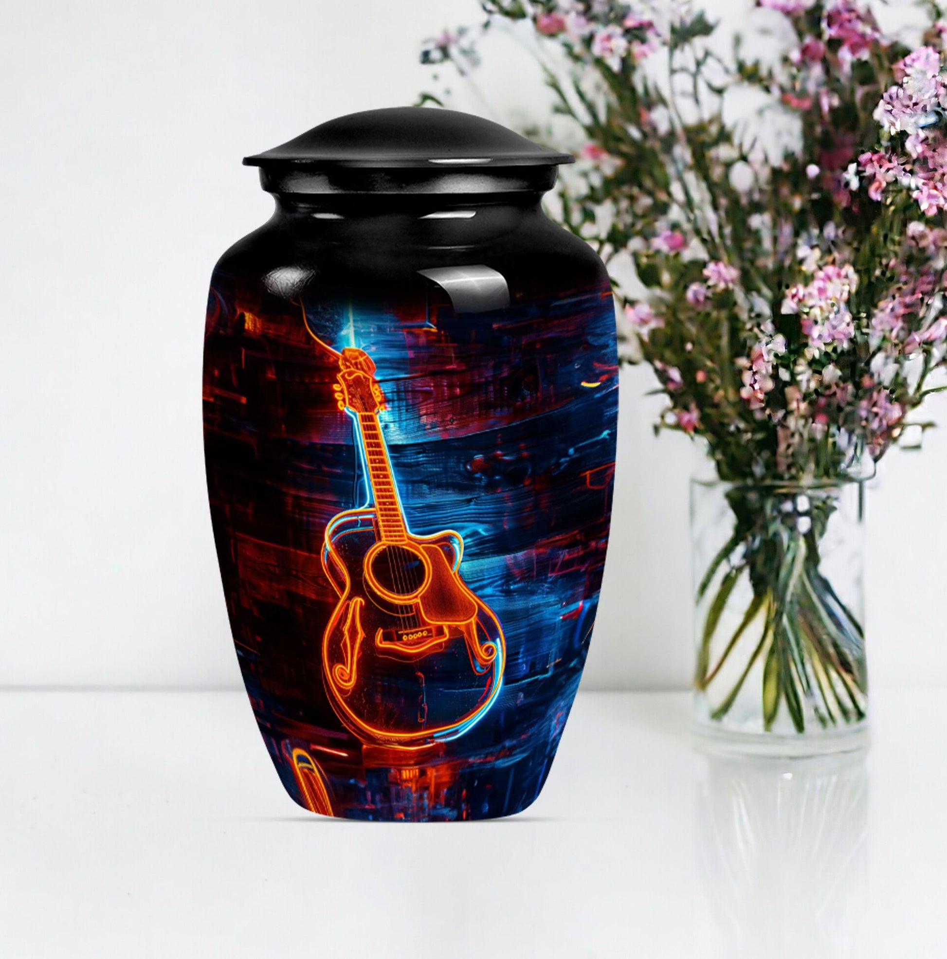 guitar urn for men ashes