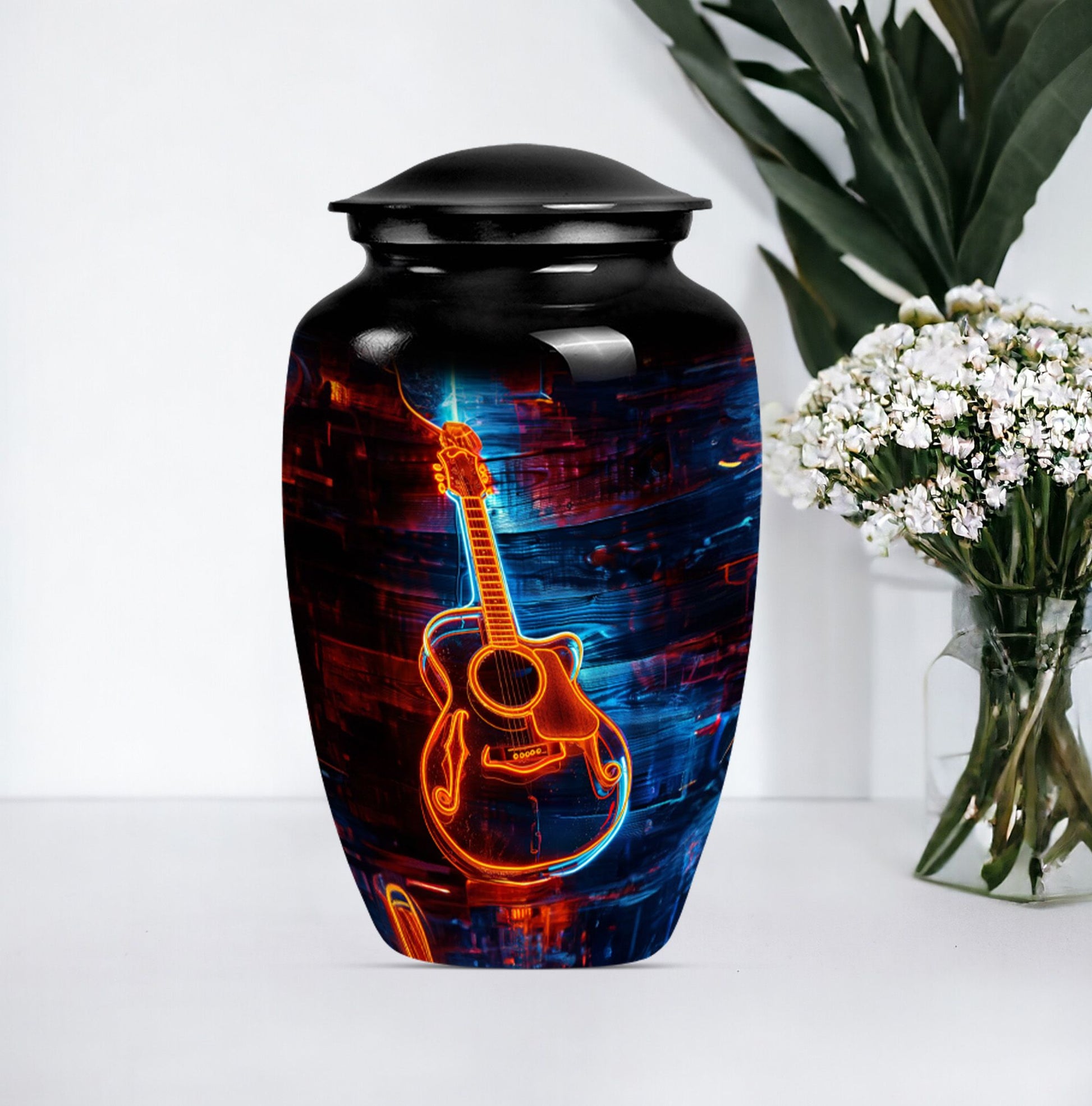 guitar urn for men ashes