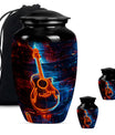 Guitar Urns For Human Ashes Adult Man Large Funeral, Ashes Urn