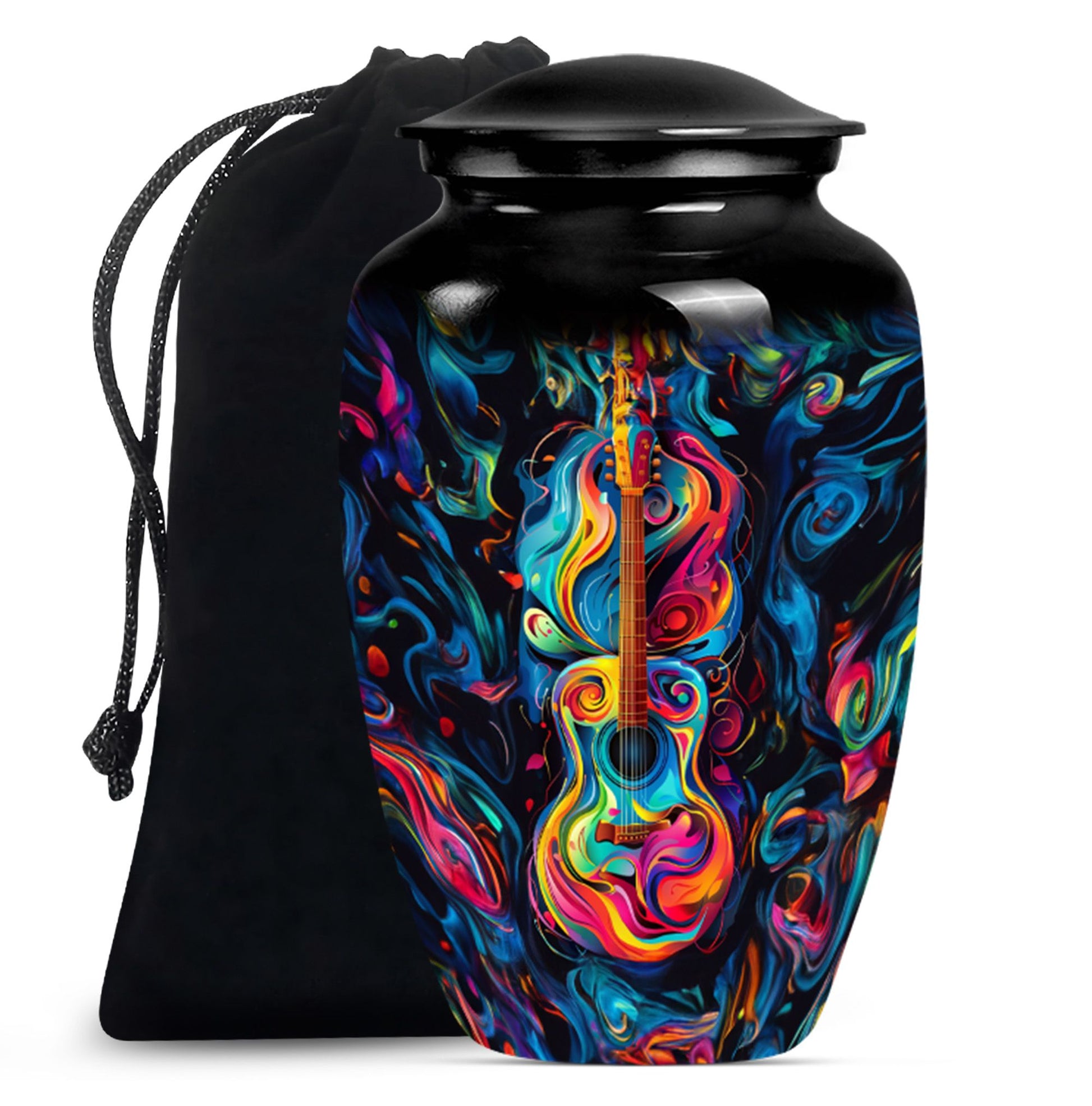 Guitar Urn For Human Ashes - Burial Urns For Men & Women