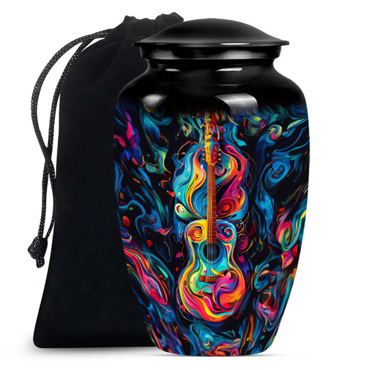 Guitar Urn For Human Ashes - Burial Urns For Men & Women