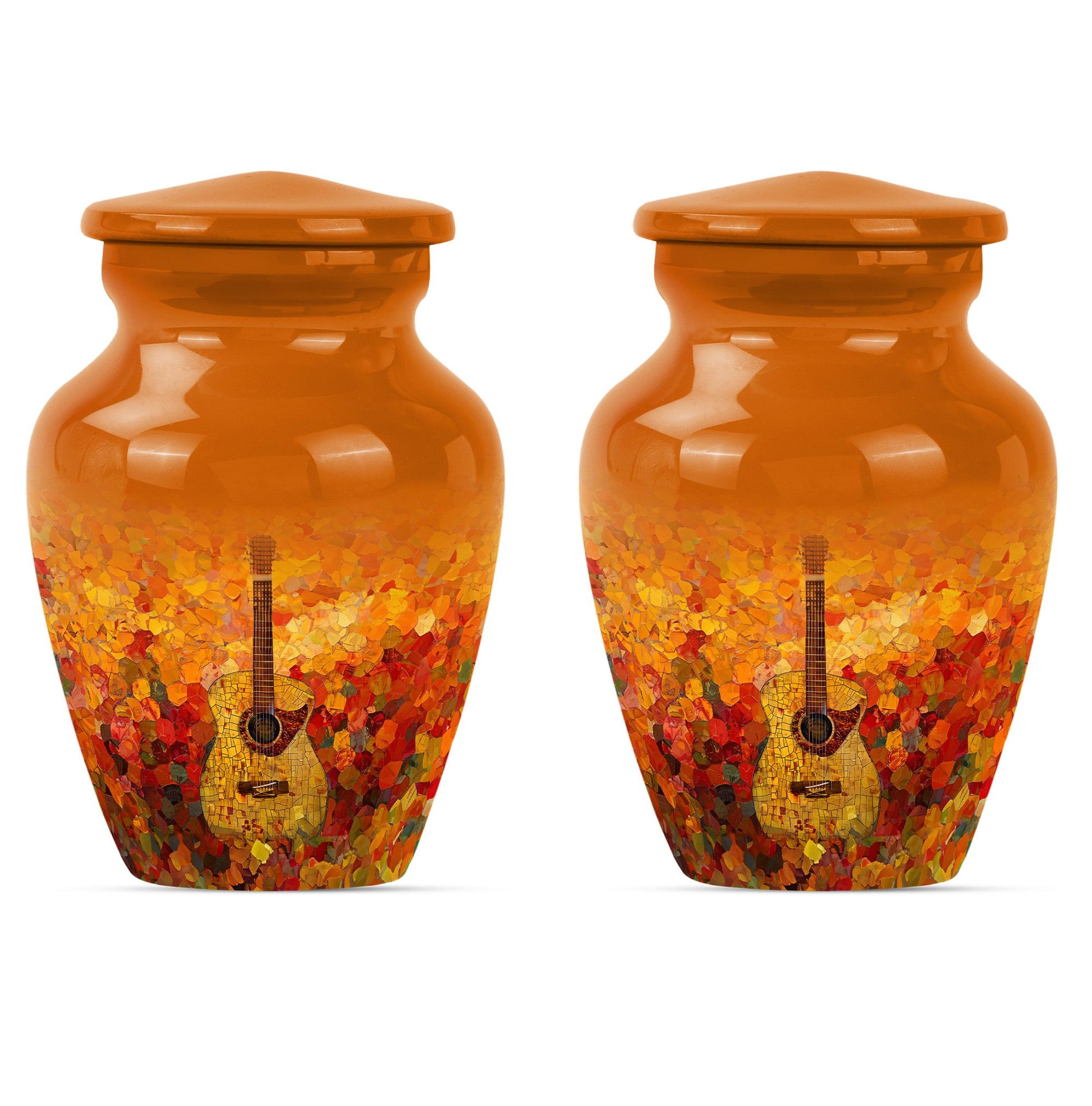 Guitar Cremation Urns For Human Ashes Funeral, Ashes Urn