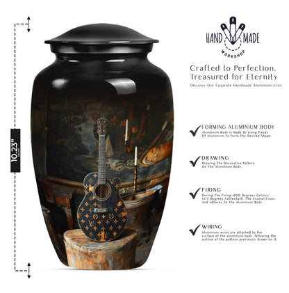 Classic 10 Inch Guitar Urn for mom