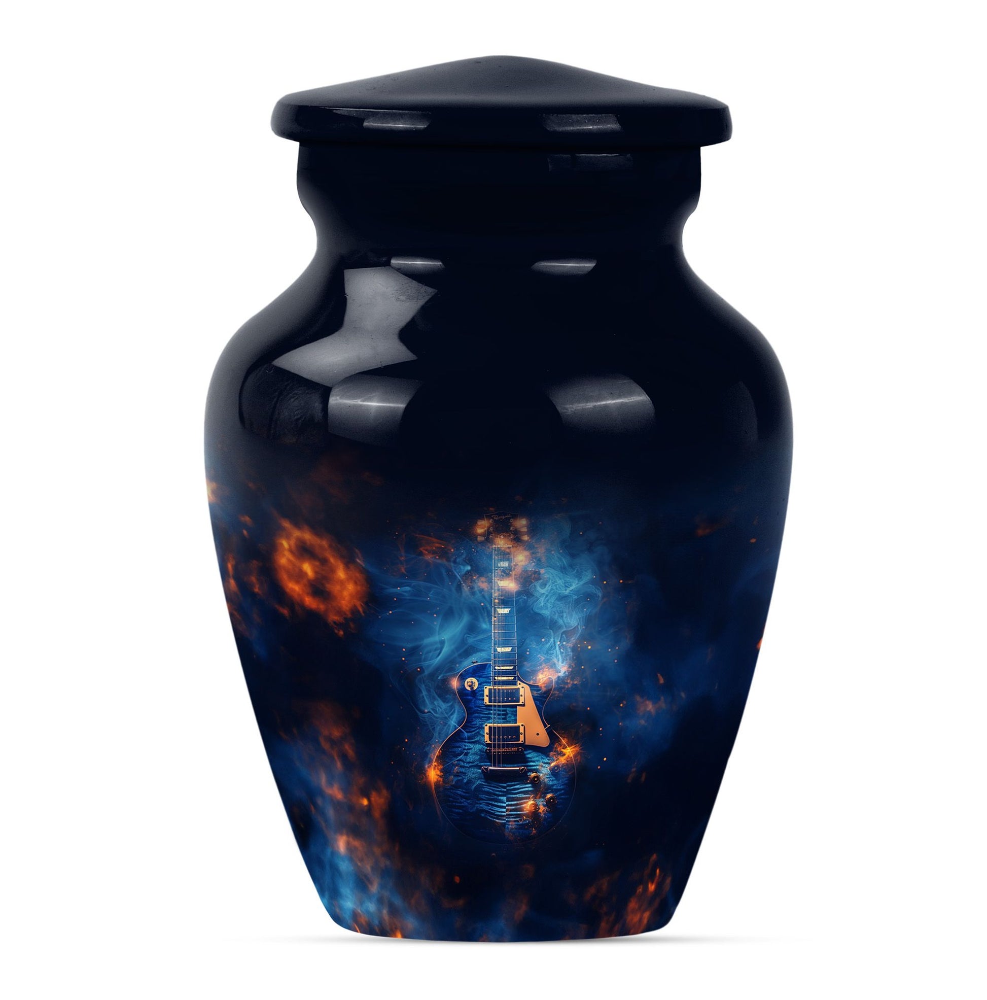 Guitar Urn For Ashes Funeral, Ashes Memorial Urn