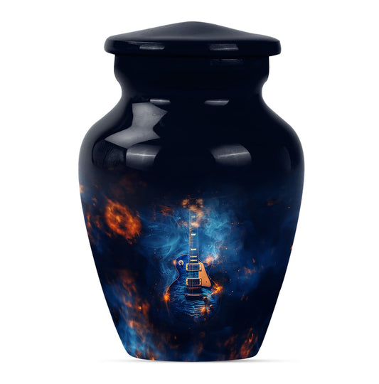 Personalized Guitar Memorial Urn for Human Ashes - 10-inch, 200 cu in - Yatskia