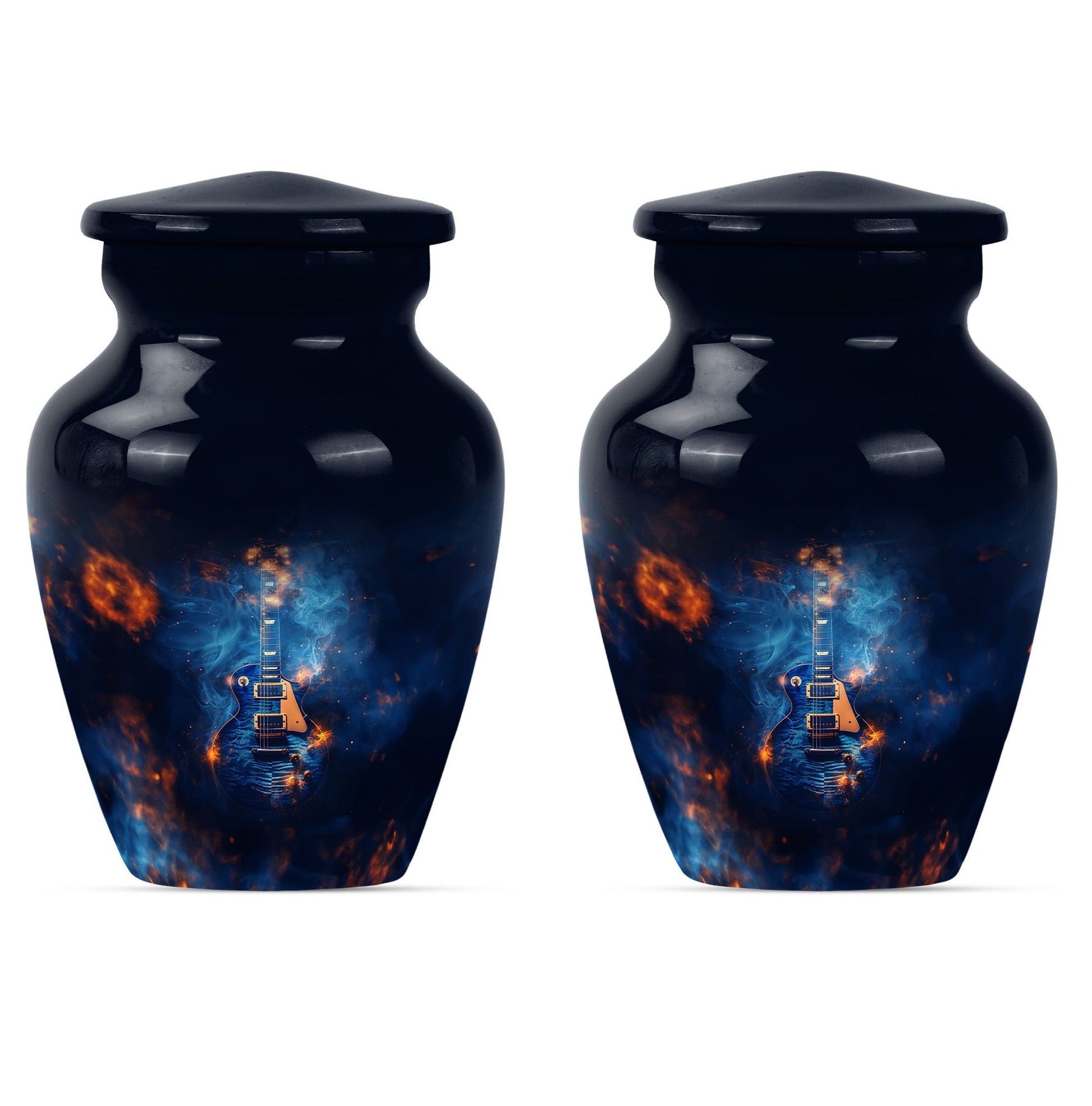Guitar Urn For Ashes Funeral, Ashes Memorial Urn