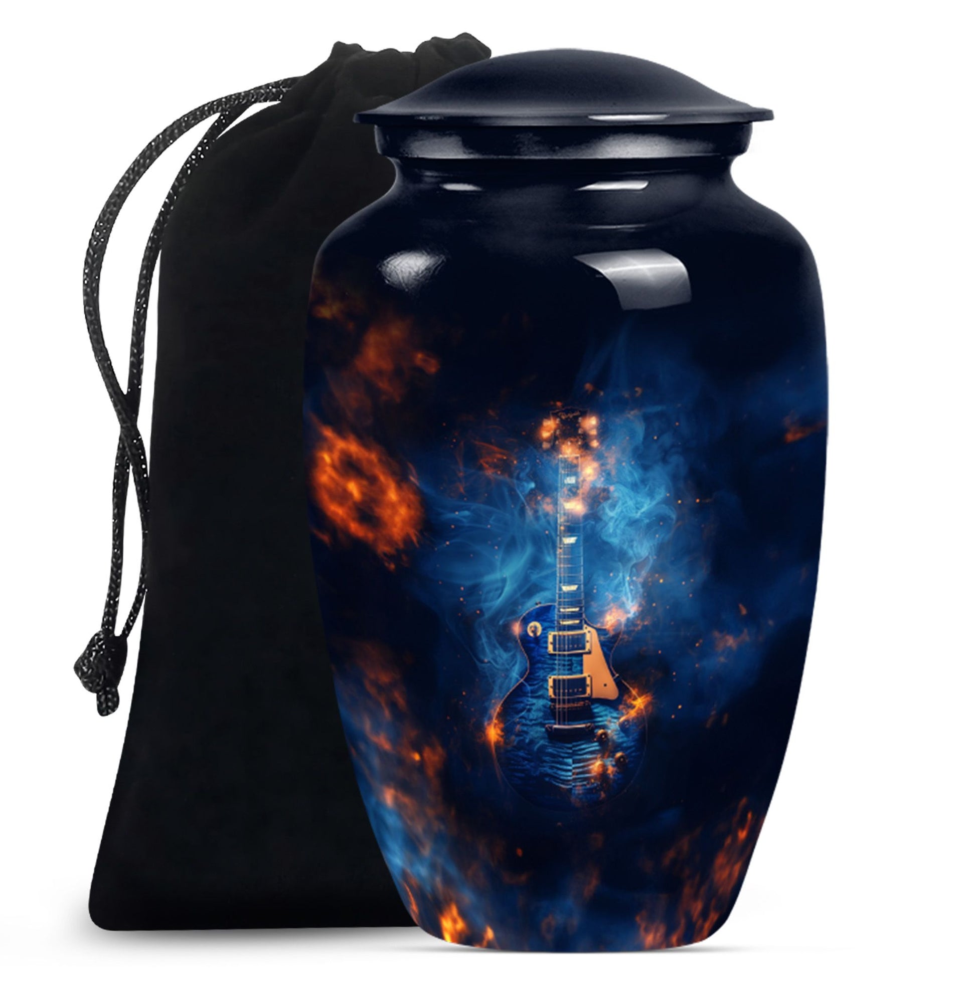 Guitar Urn For Ashes Funeral, Ashes Memorial Urn